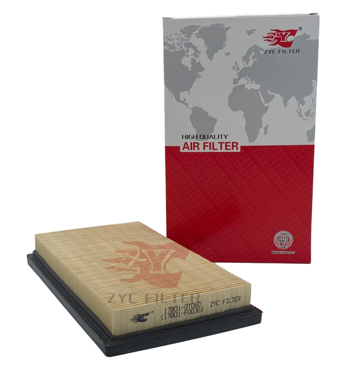 Lọc gió động cơ TOYOTA Corolla Cross, Corolla Altis 2022~, Camry 2.5 HEV 2022~ , innova Cross 2024~, Venza, Sienna, Highlander, Lexus đời 2019~ (Mã: 17801-0T060)