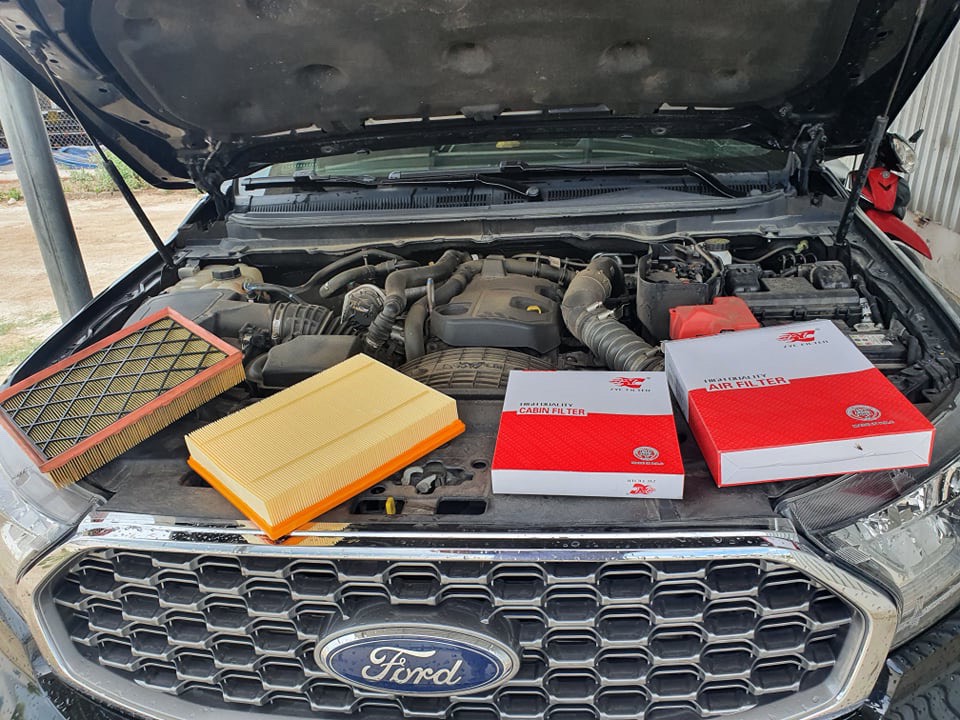 Lọc điều hòa than hoạt tính Ford Ranger, Raptor, Everest ~2021 và Mazda BT50 ~2020 (Mã: AB3919N619A-C)