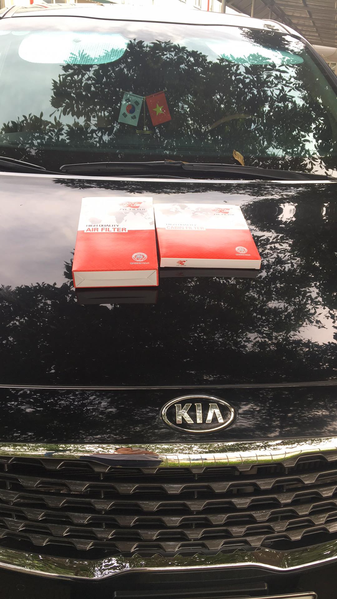 Lọc điều hòa KIA Sedona - Hyundai SantaFe ~2018, Optima (Mã: 97133-2W000)