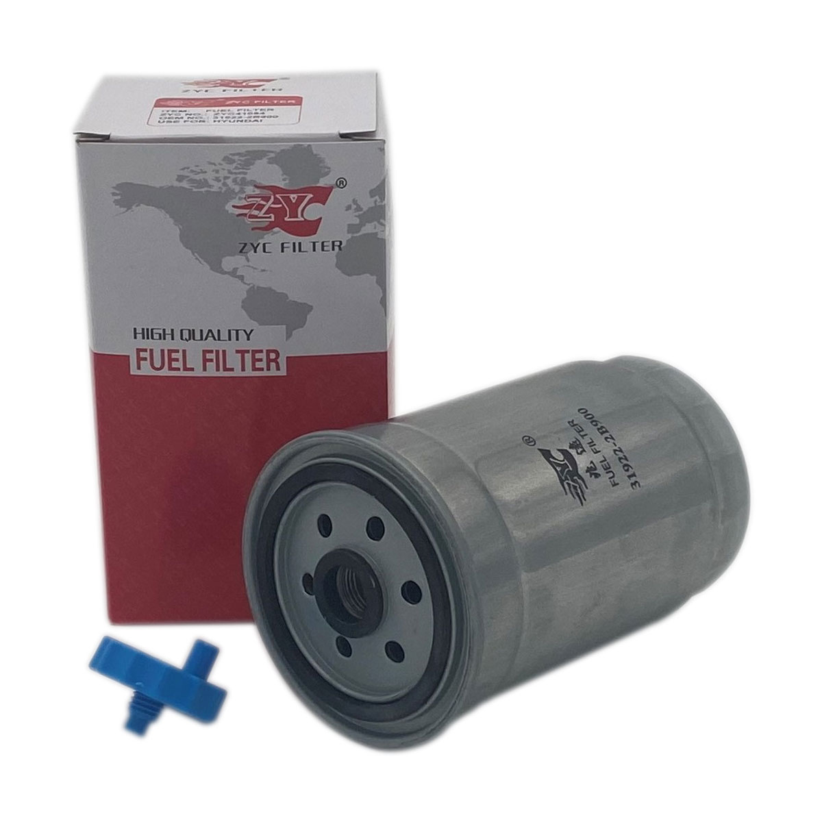 Lọc nhiên liệu diesel KIA Sedona, Sorento, SantaFe, Rondo (Mã: 31922-2B900)