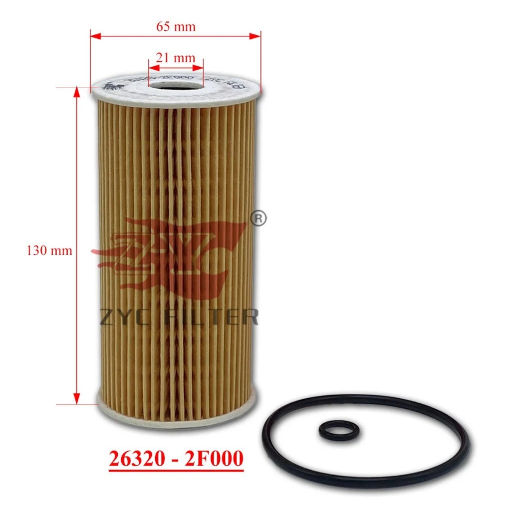 Lọc nhớt (máy dầu) KIA Sedona, Sorento - HYUNDAI SantaFe, Tucson, Palisade, Staria (Mã: 26320-2F000)