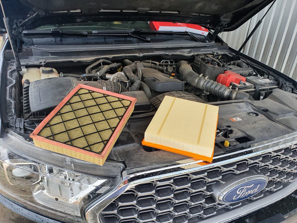 Lọc gió động cơ FORD Ranger 2.0 , Raptor, Everest đời 2017-2021 (Mã: EB3G-9601-AA)