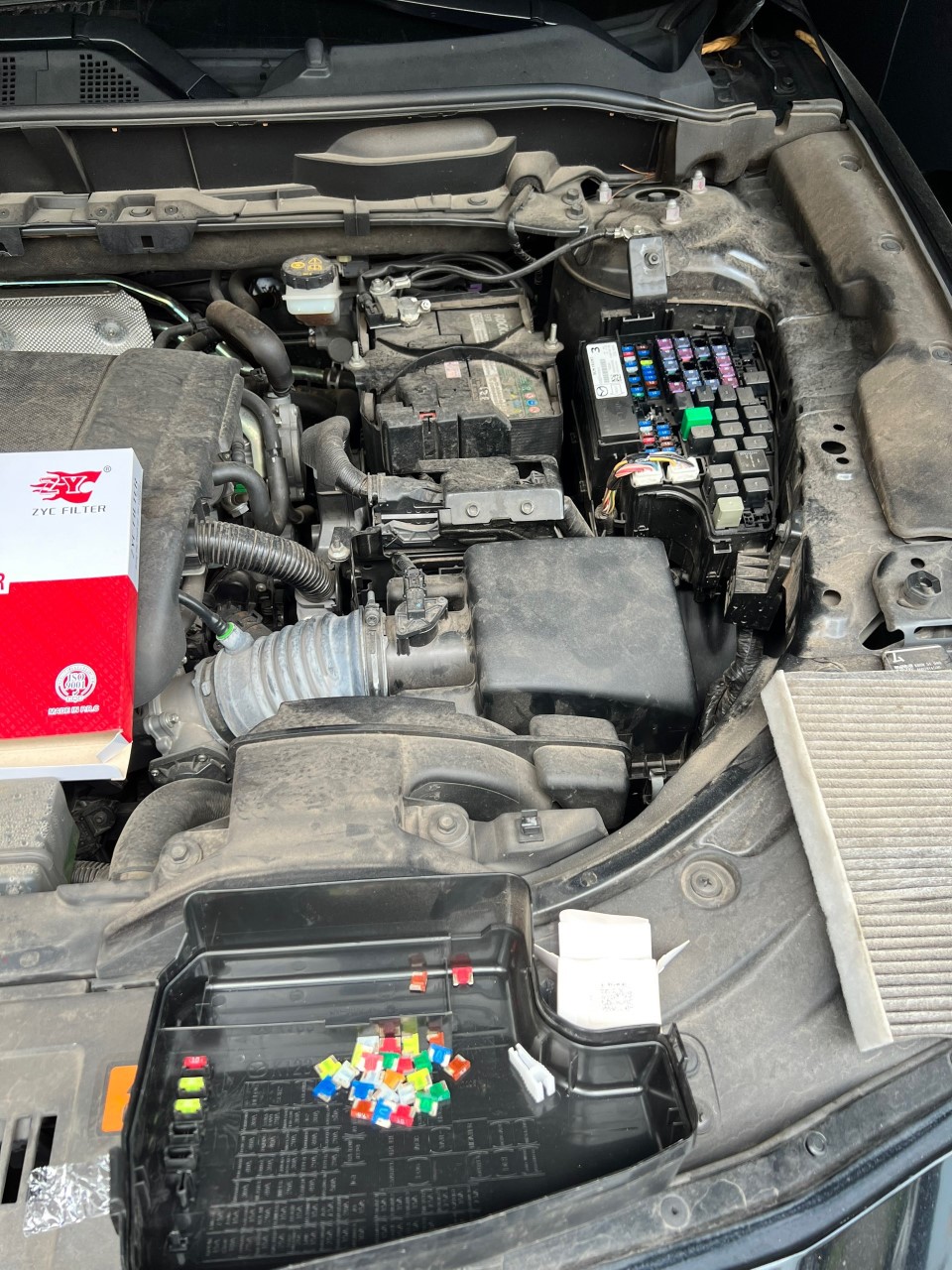 Lọc gió động cơ Mazda 6, CX-5, CX-8 ~2024 và Mazda 3 2.0 ~2019 (Mã: PE07-13-3A0A)