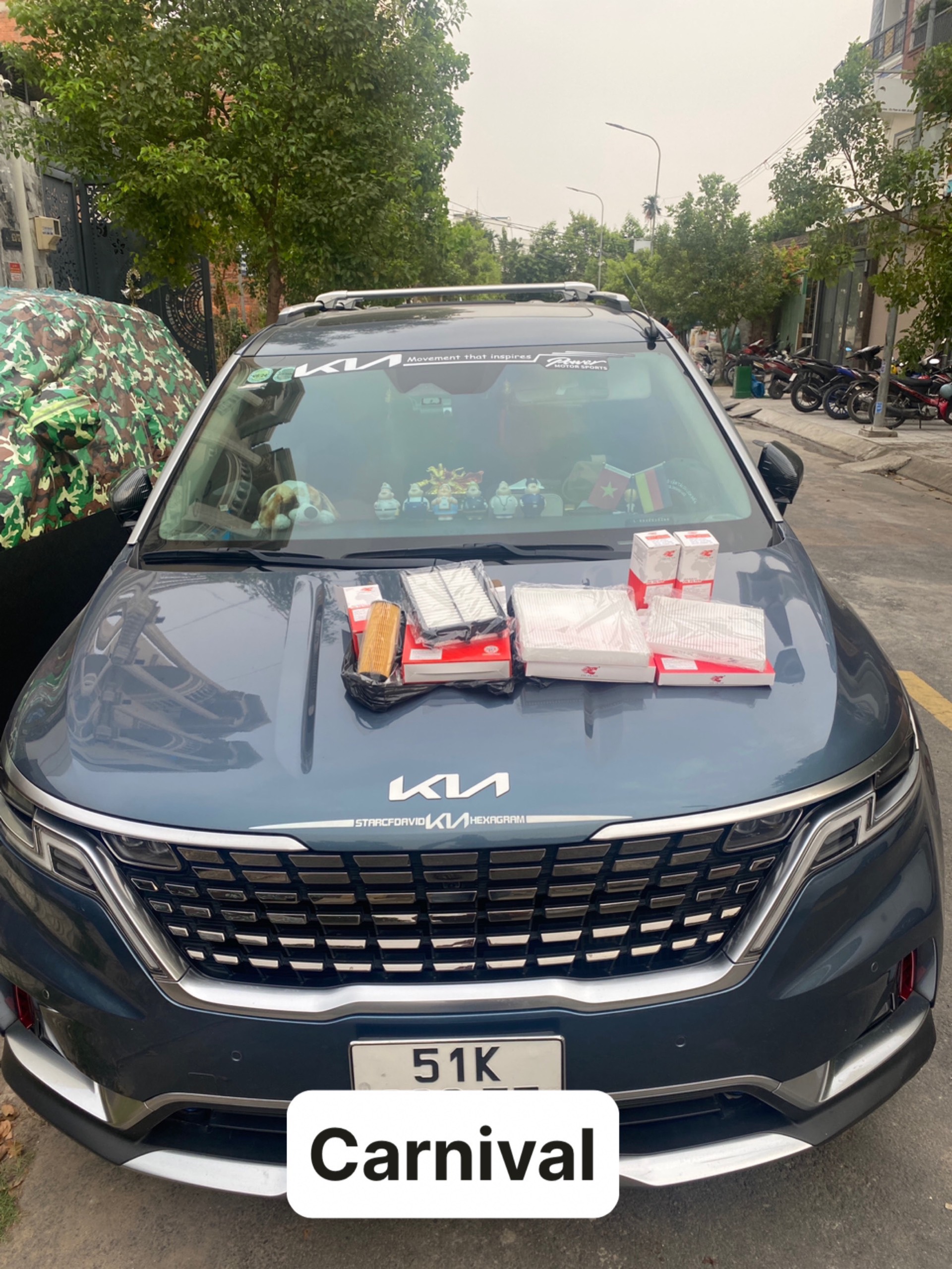 Lọc gió động cơ KIA Carnival, K5, Sorento, Sportage - HYUNDAI Tucson, Santafe đời 2022~ (Mã: 28113-L1000)