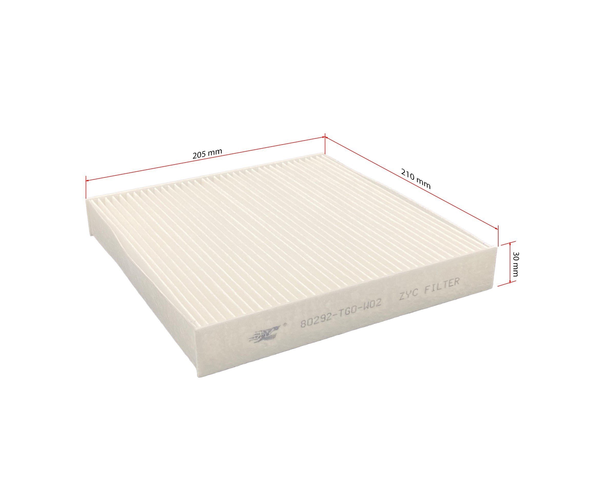 Lọc điều hòa Honda City, Civic, CR-V, HR-V, BR-V, Jazz, Brio đời 2017~ (Mã: 80292-TG0-W02)