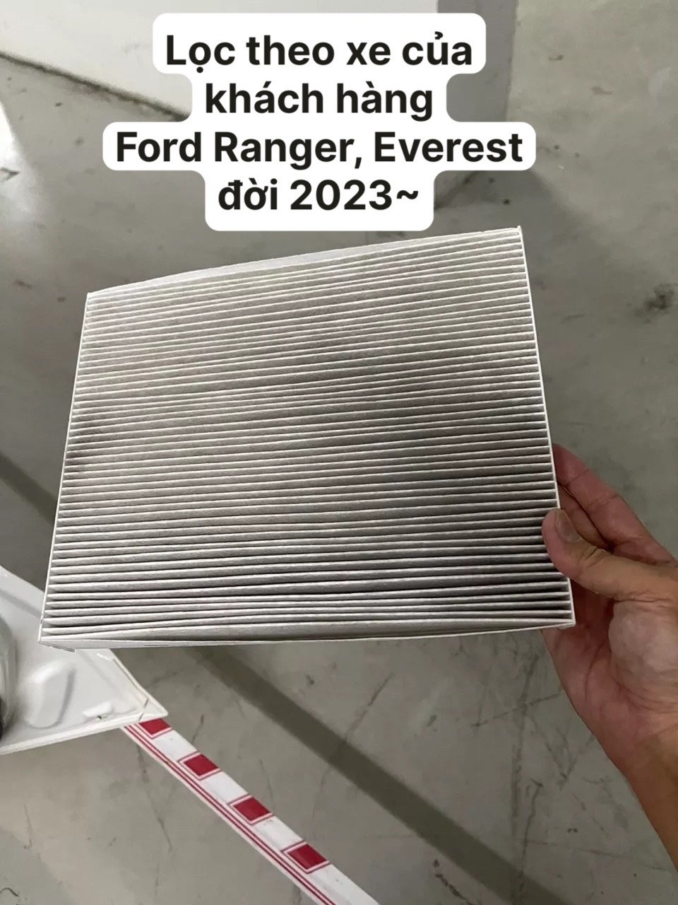 Lọc điều hòa than hoạt tính FORD Ranger, Everest, đời 2023~ (Mã: MB3B-19N619-DA-C)