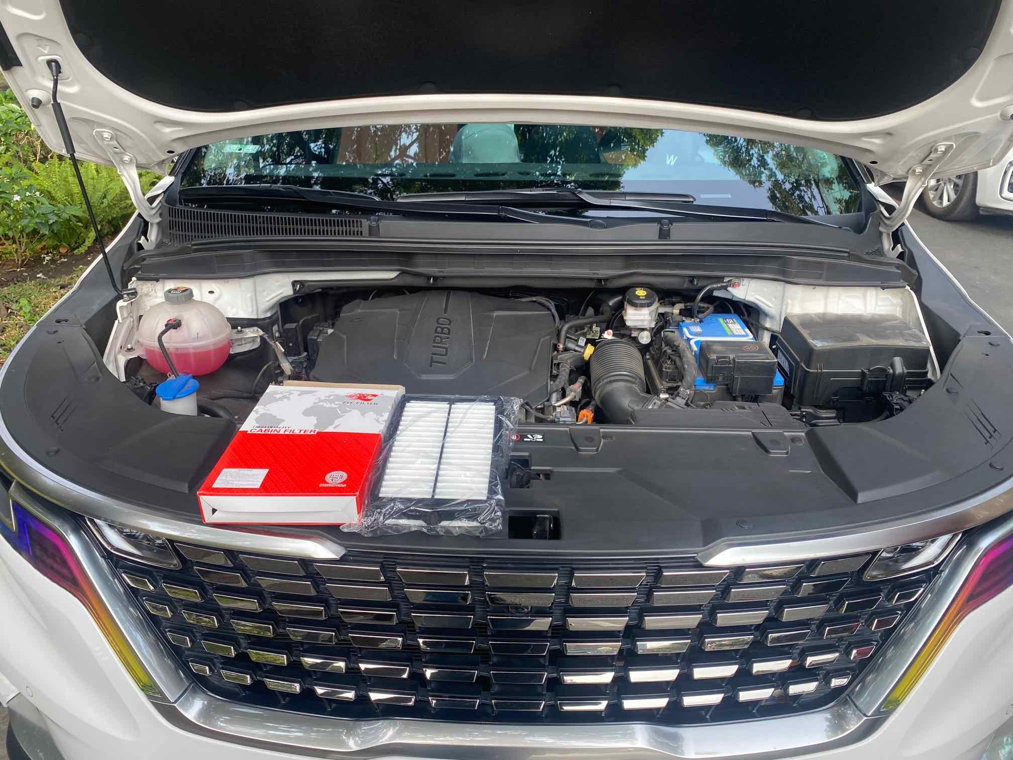 Lọc gió động cơ KIA Carnival, K5, Sorento, Sportage - HYUNDAI Tucson, Santafe đời 2022~ (Mã: 28113-L1000)