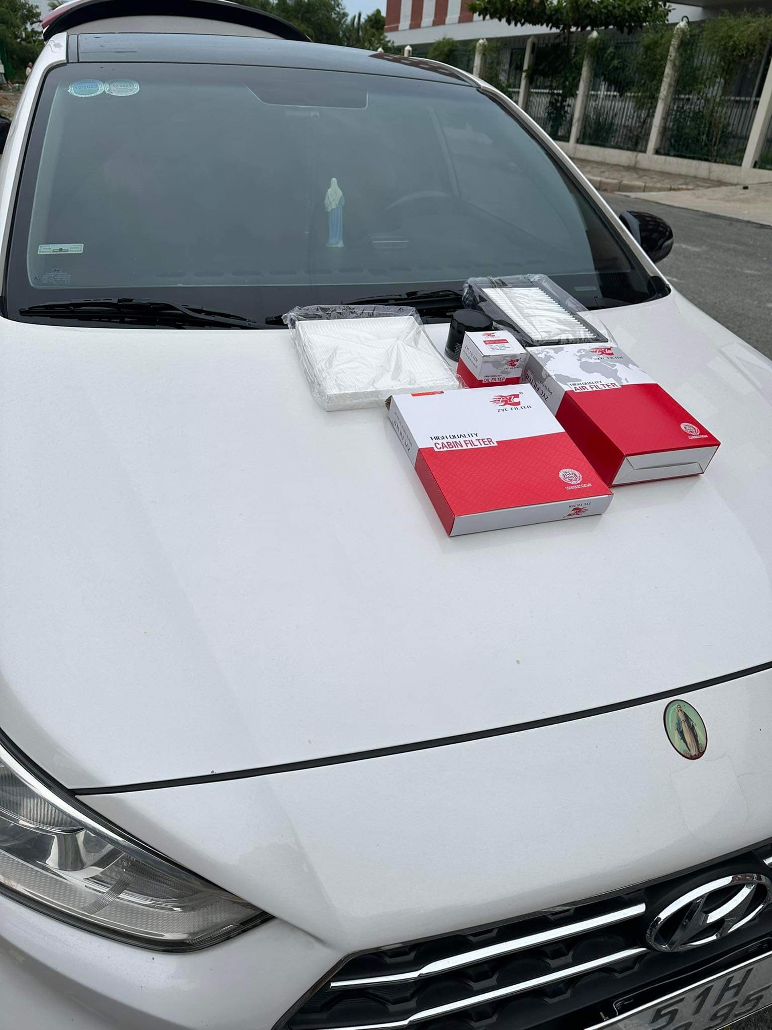 Lọc điều hòa Hyundai Accent, Kona, Tucson, Venue - KIA Sonet, Carens 2023~ (Mã: 97133-D1000)