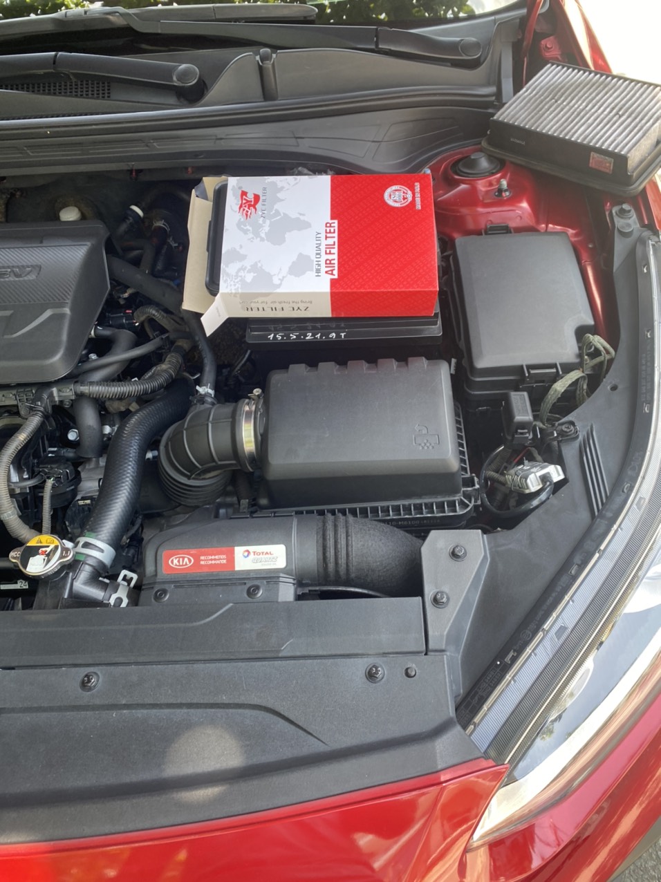 Lọc gió động cơ KIA Cerato 2019~, New K3 - HYUNDAI Kona, Elantra ~2021 (Mã: 28113-F2000)