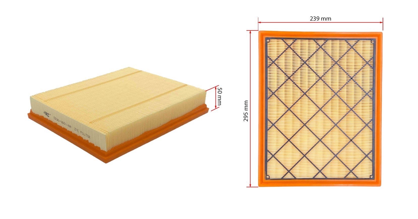 Lọc gió động cơ FORD Ranger 2.0 , Raptor, Everest đời 2017-2021 (Mã: EB3G-9601-AA)