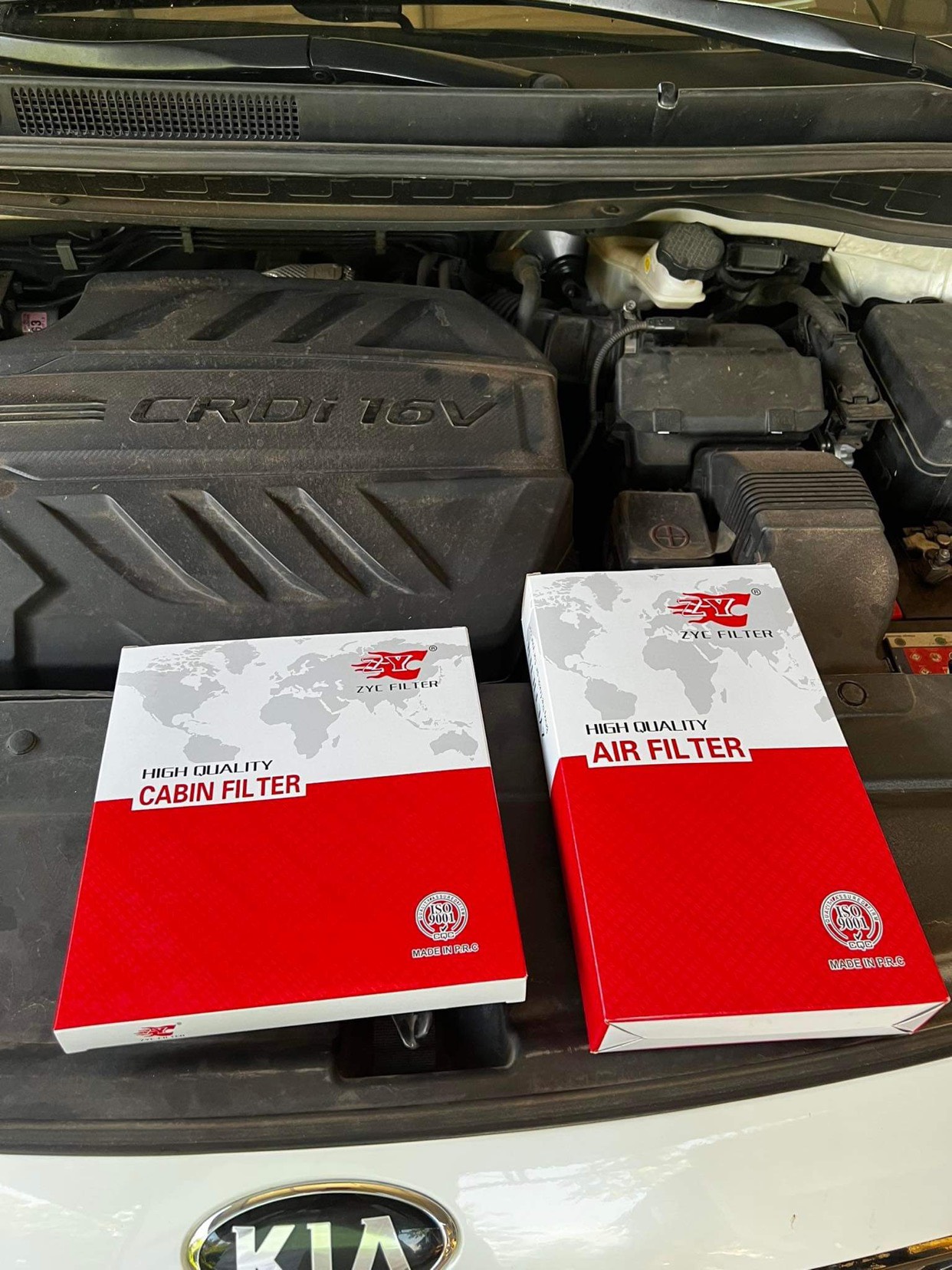 Lọc điều hòa KIA Sedona - Hyundai SantaFe ~2018, Optima (Mã: 97133-2W000)