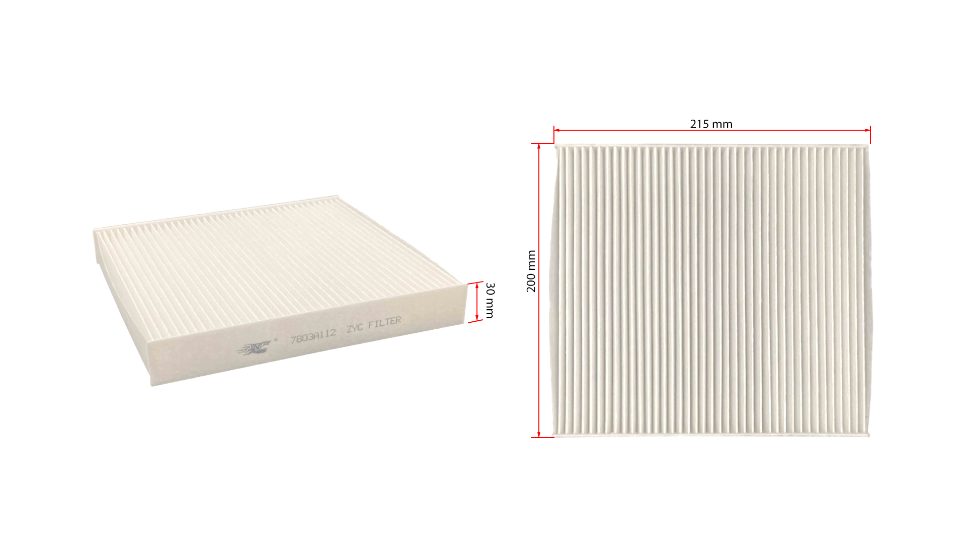 Lọc điều hòa MITSUBISHI PajeroSport, Outlander, Triton - ISUZU Dmax, Mux - NISSAN Navara, Terra (Mã: 7803A112)