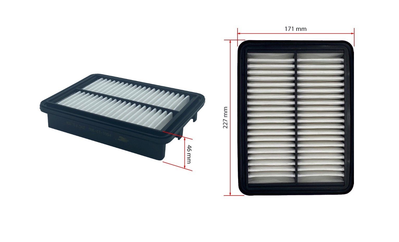 Lọc gió động cơ Mazda 2 ~2022 ; Mazda 3 1.5 ~2019 ; Mazda CX-3 1.5 2021~ (Mã: P501-13-3A0)1