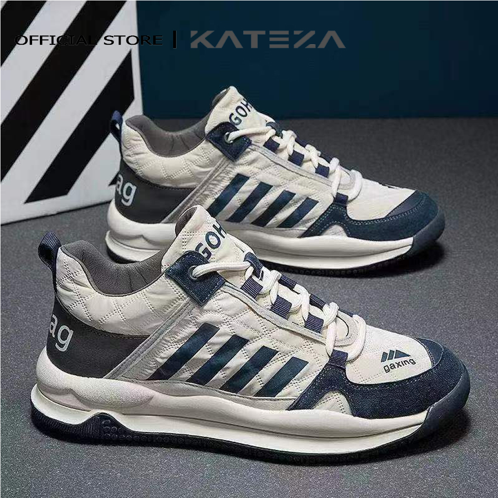 Giày thể thao nam KATEZAG54L1 cao cấp phối sọc cool ngầu trẻ trung phong cách mạnh mẽ SIZE 39 ĐẾN 44
