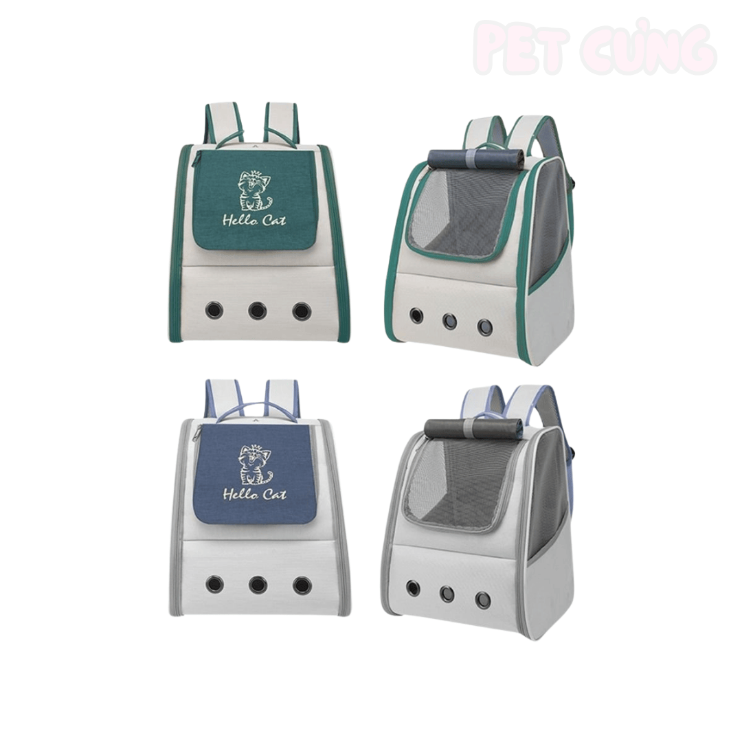Balo Hello Cat cho chó mèo dễ thương - Pet Cưng