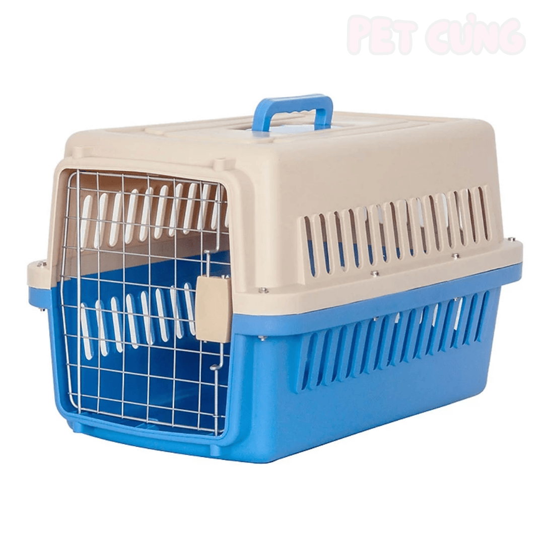 Lồng vận chuyển chó mèo có tay xách tiện lợi - Pet Cưng