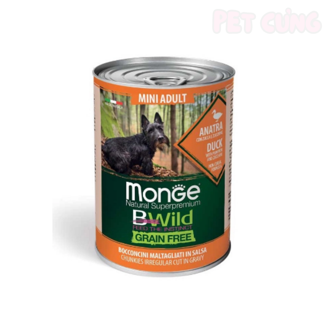 Pate Monge Bwild dạng lon dành cho chó - Pet Cưng