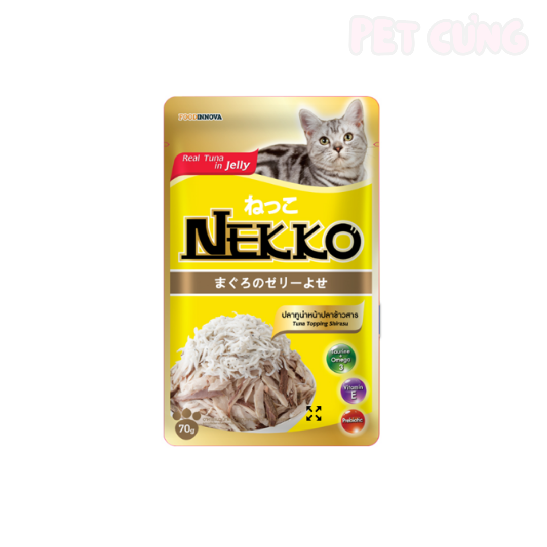 Pate Nekko Jelly dạng thạch dành cho mèo lớn - Pet Cưng