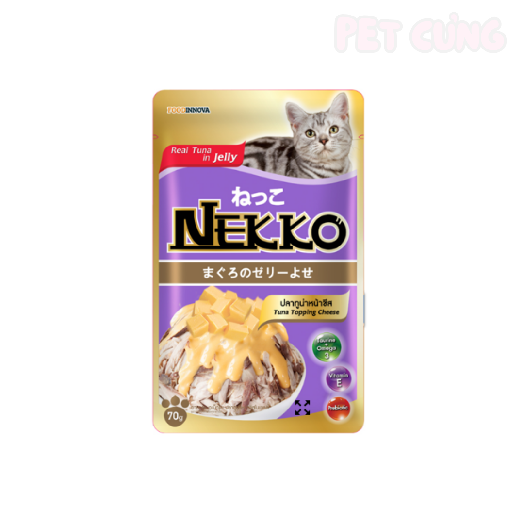 Pate Nekko Jelly dạng thạch dành cho mèo lớn - Pet Cưng
