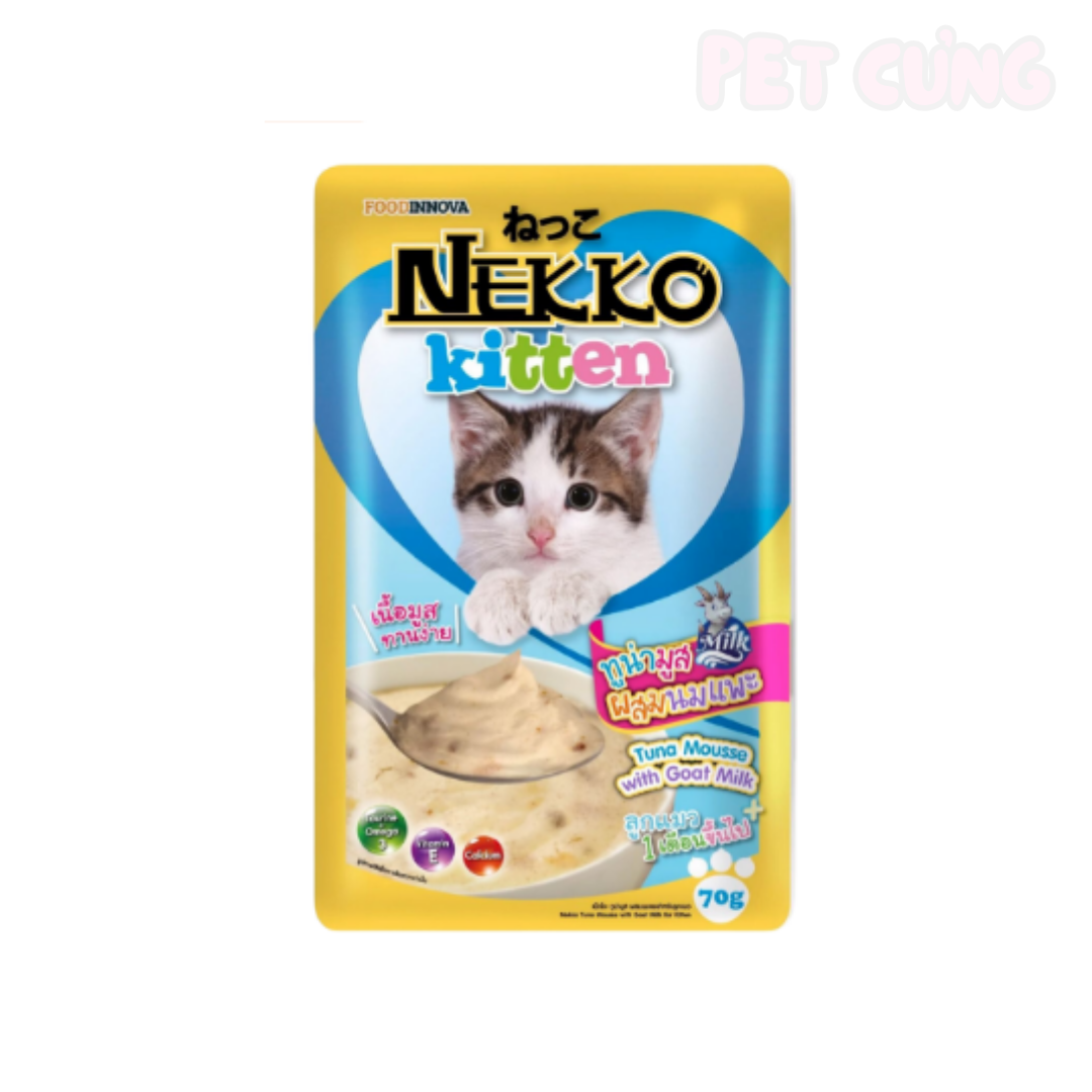 Pate Nekko Mouse Kitten dành cho mèo con - Pet Cưng