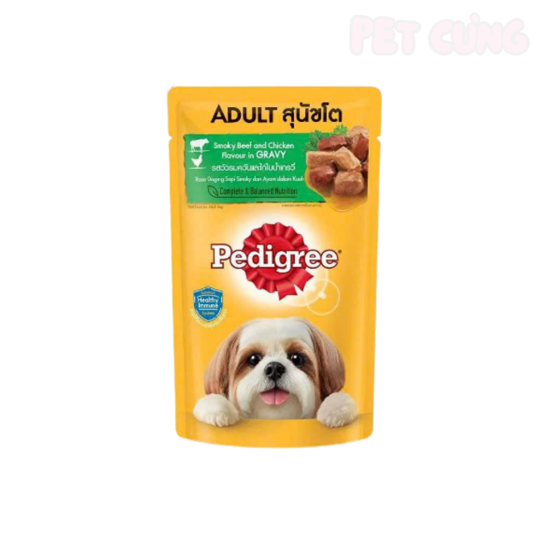 Pate Pedigree dành cho chó lớn (túi lớn 130g) Pet Cưng