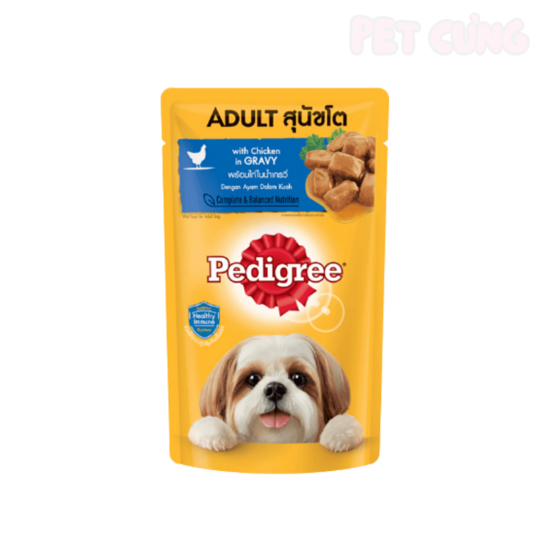 Pate Pedigree dành cho chó lớn (túi lớn 130g) Pet Cưng