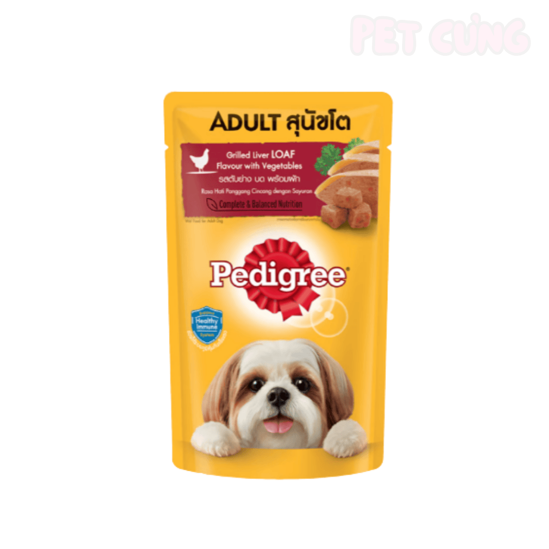Pate Pedigree dành cho chó lớn (túi lớn 130g) Pet Cưng