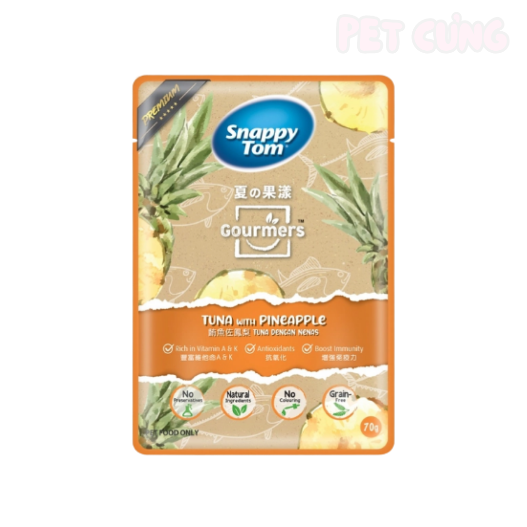 Pate Snappy Tom trái cây dành cho mèo - Pet Cưng