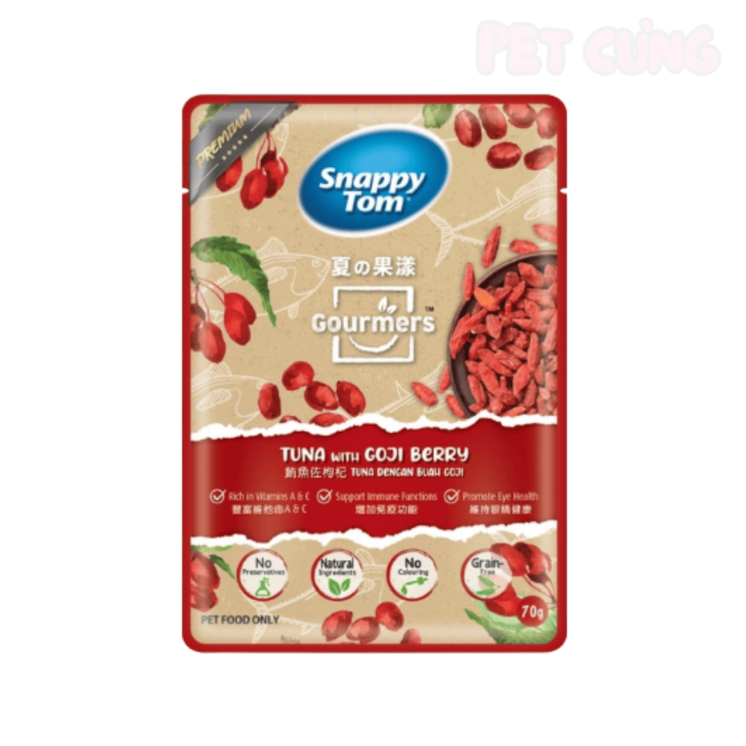 Pate Snappy Tom trái cây dành cho mèo - Pet Cưng