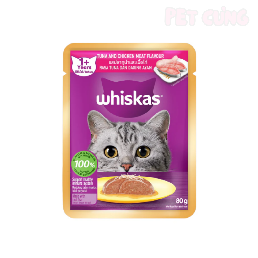 Pate Whiskas Adult dành cho mèo trưởng thành - Pet Cưng