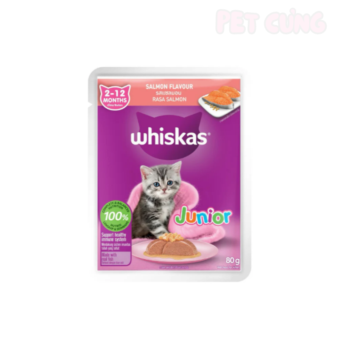 Pate Whiskas Junior dành cho mèo con - Pet Cưng