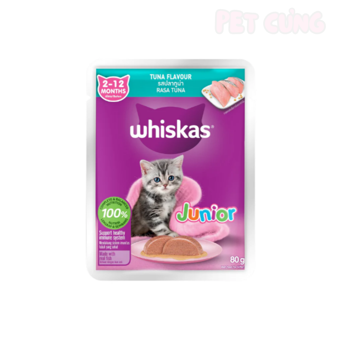 Pate Whiskas Junior dành cho mèo con - Pet Cưng
