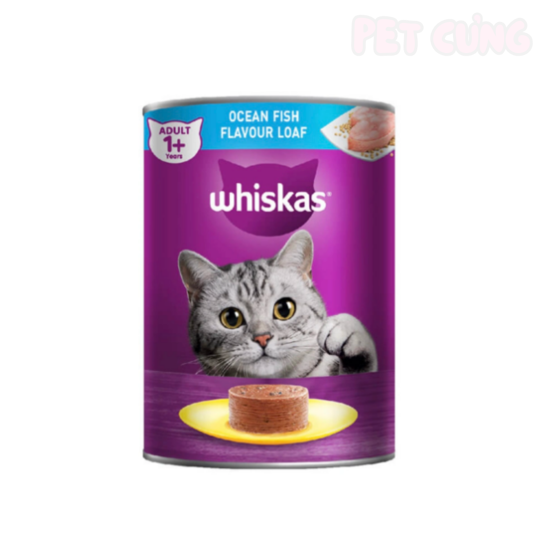 Pate Whiskas lon dành cho mèo - Pet Cưng