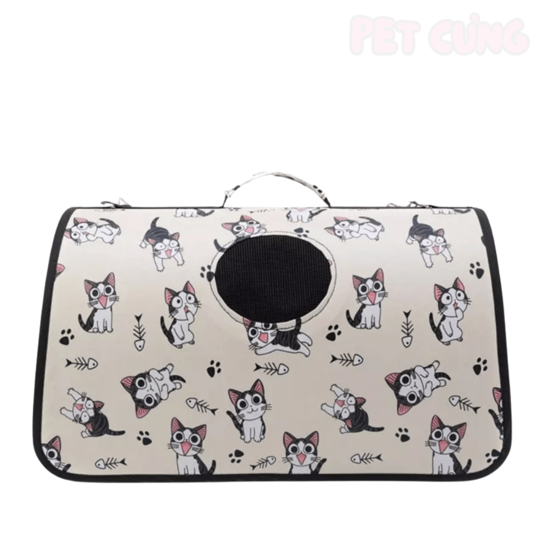 Túi xách vòm cho chó mèo thông thoáng - Pet Cưng