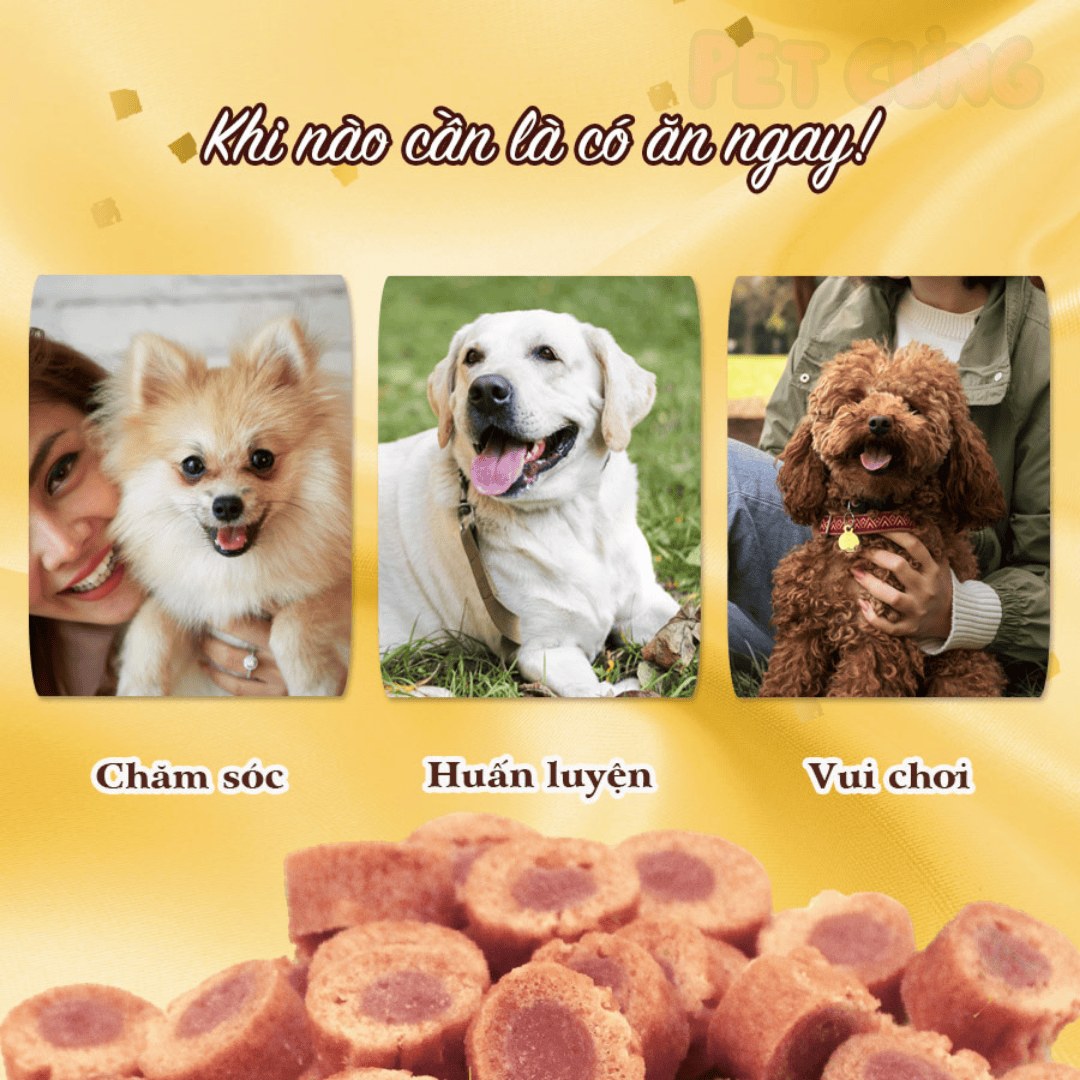 Viên gà nướng mềm Doggyman SAYA bổ sung gan cho chó 100g - Pet Cưng