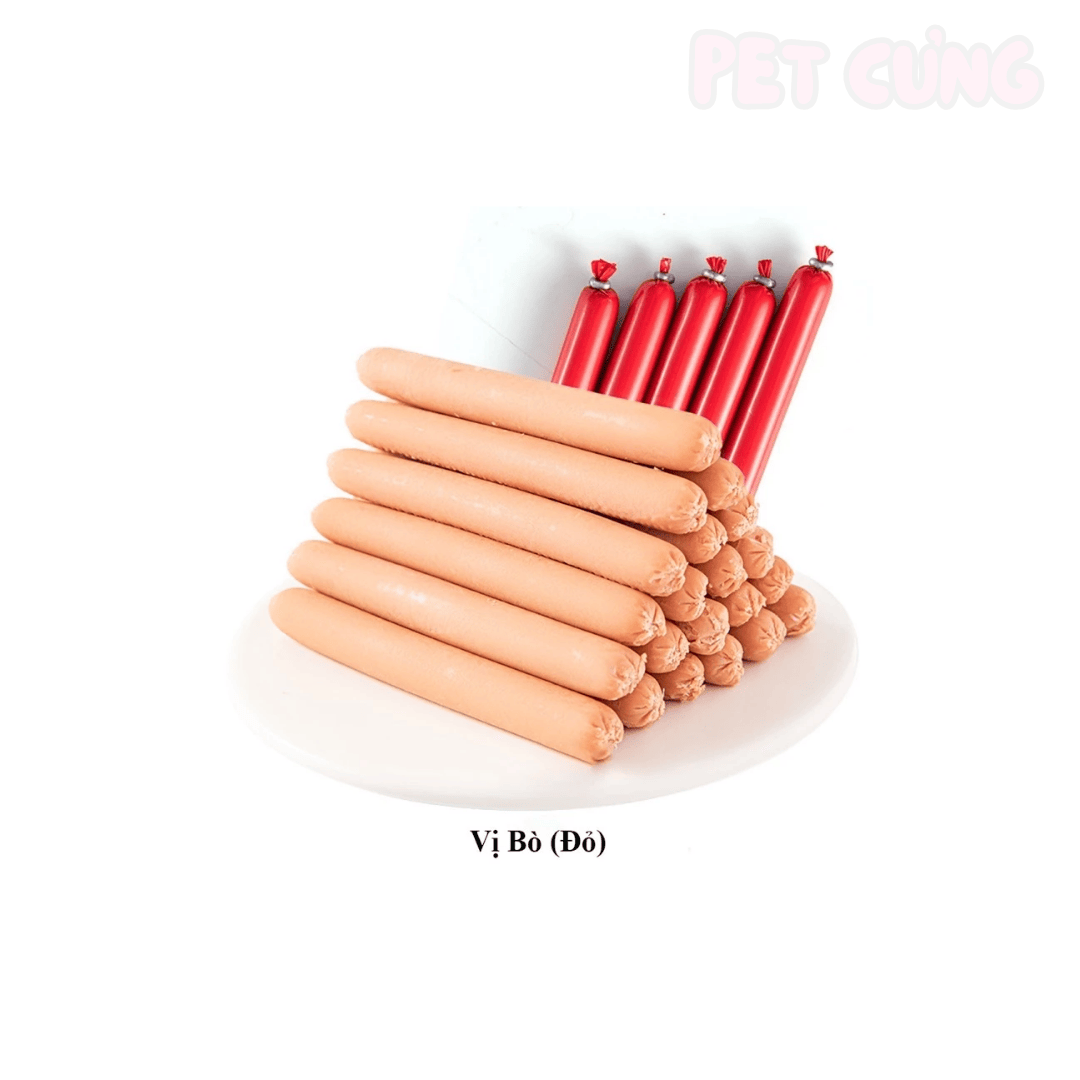 Xúc xích cho chó mèo dinh dưỡng thơm ngon tiện lợi - Pet Cưng