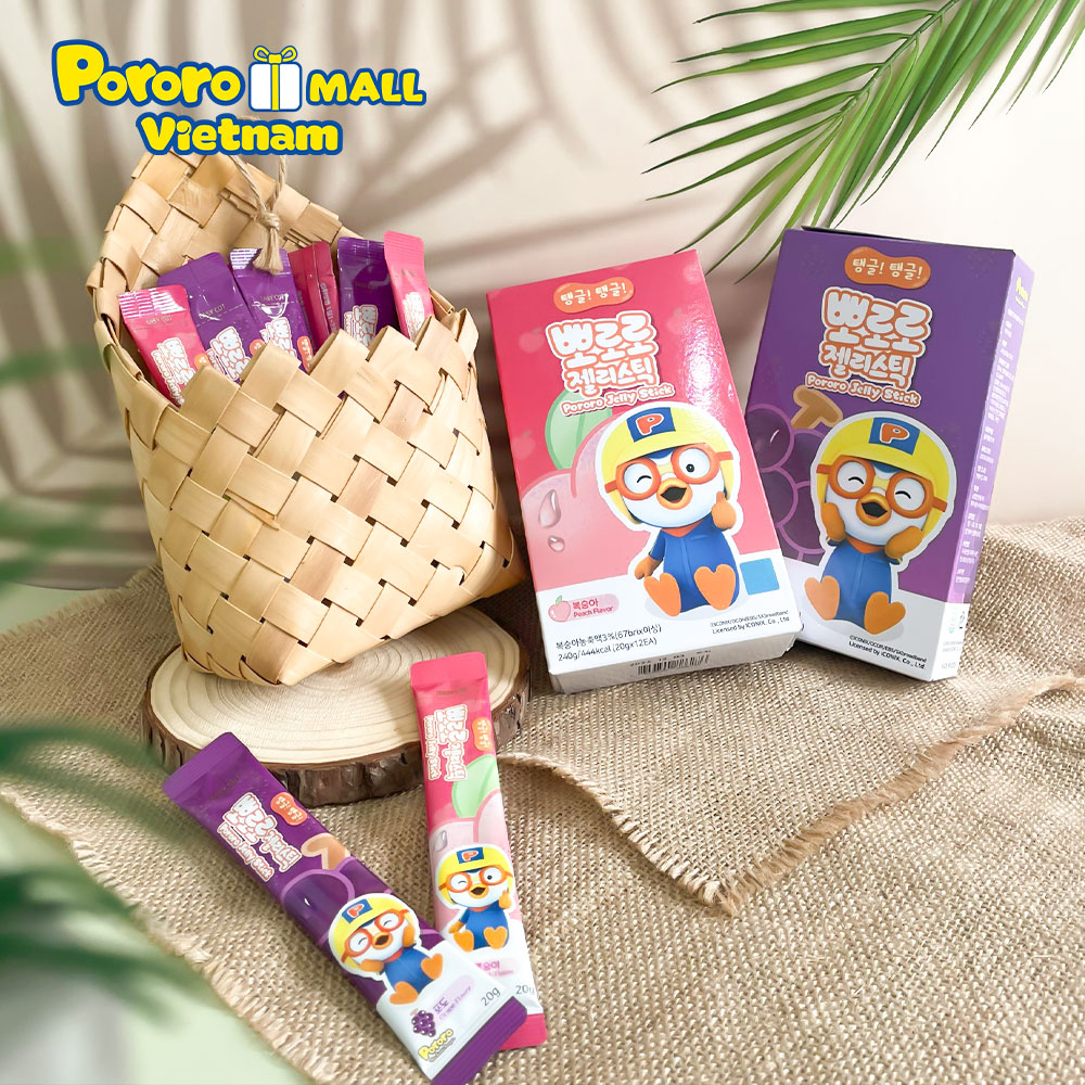 Thạch trái cây Pororo bổ sung Vitamin C 