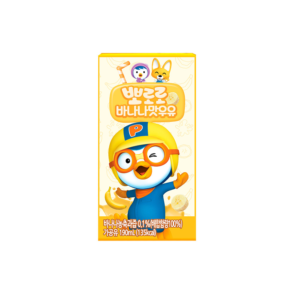 Sữa Nước Dinh Dưỡng Pororo Yonsei - Vị Chuối - 190ml