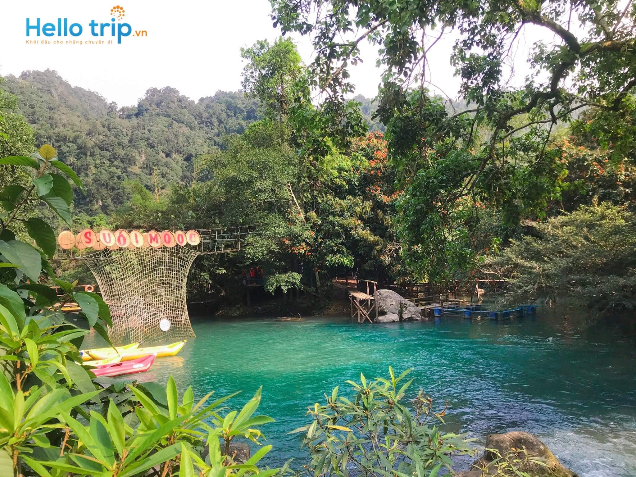 Khám phá Suối nước Moọc - "Nàng thơ" chốn núi rừng Phong Nha