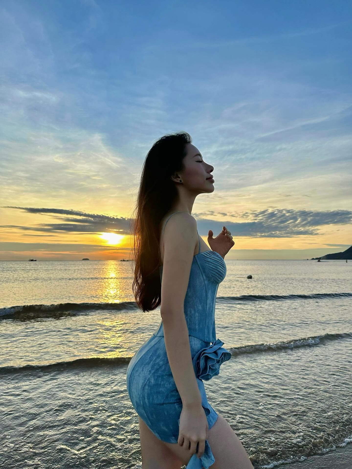 chụp ảnh tại Biển thiên cầm hà tĩnh