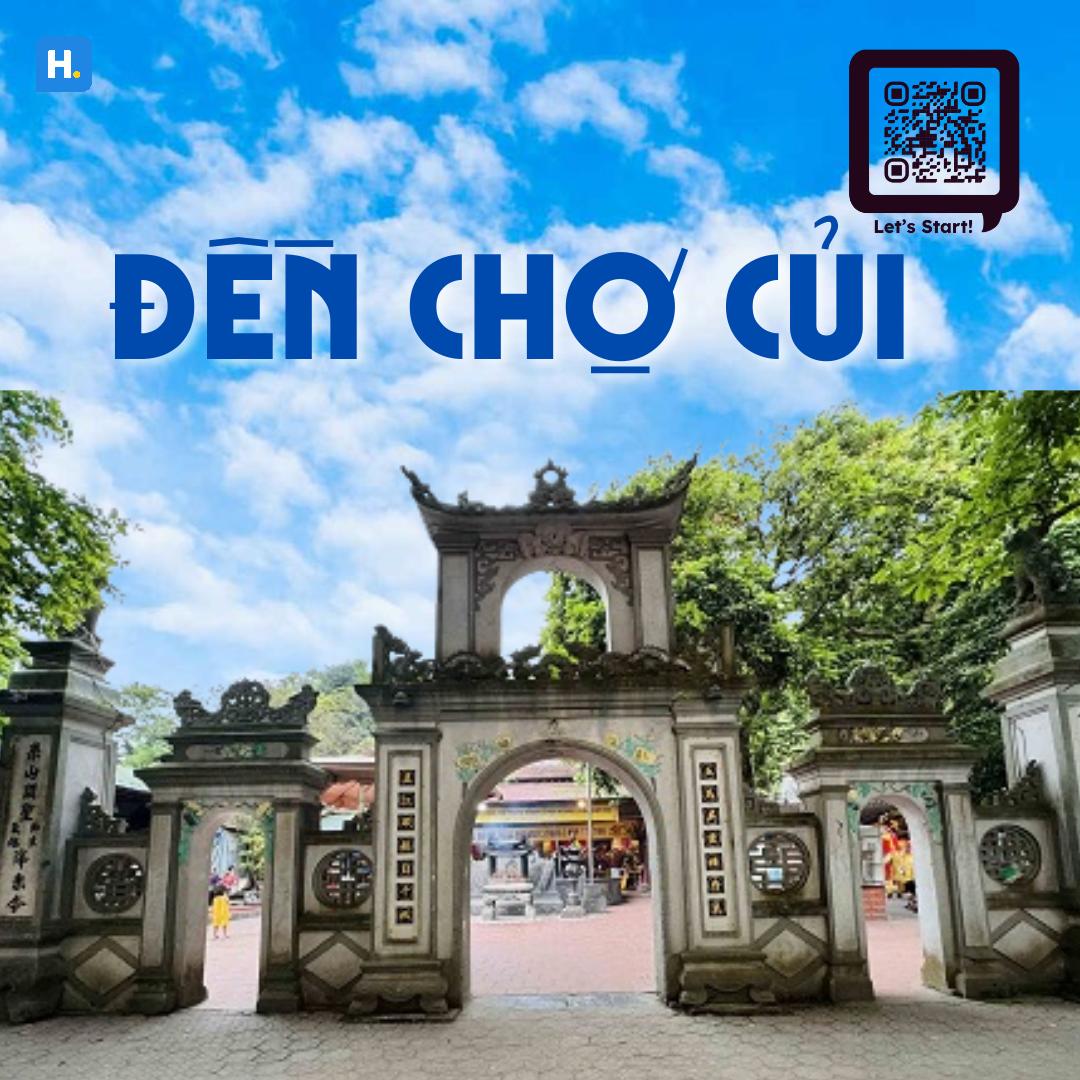 Đền Chợ Củi (Đền Quan Hoàng Mười) linh thiêng bên dòng sông Lam hiền hòa.