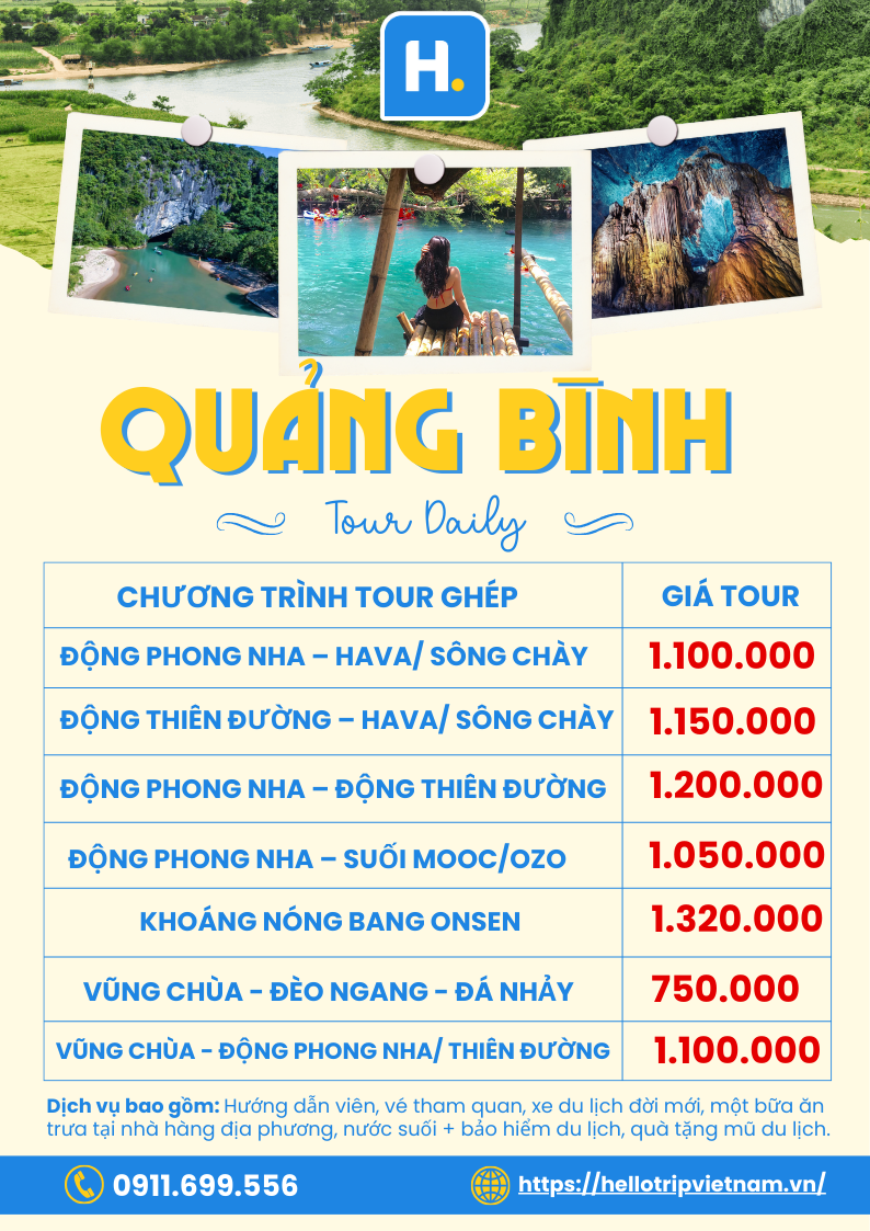 Tour Daily Quảng Bình 2026