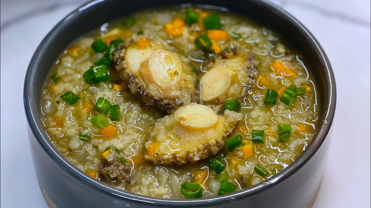 bào ngư nấu cháo tại quy nhơn