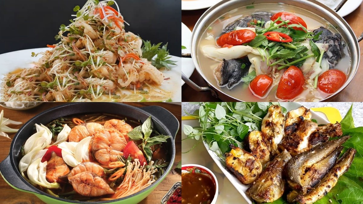 Cá Lăng tươi được chế biến theo nhiều hình thức (Ảnh: Sưu tầm)