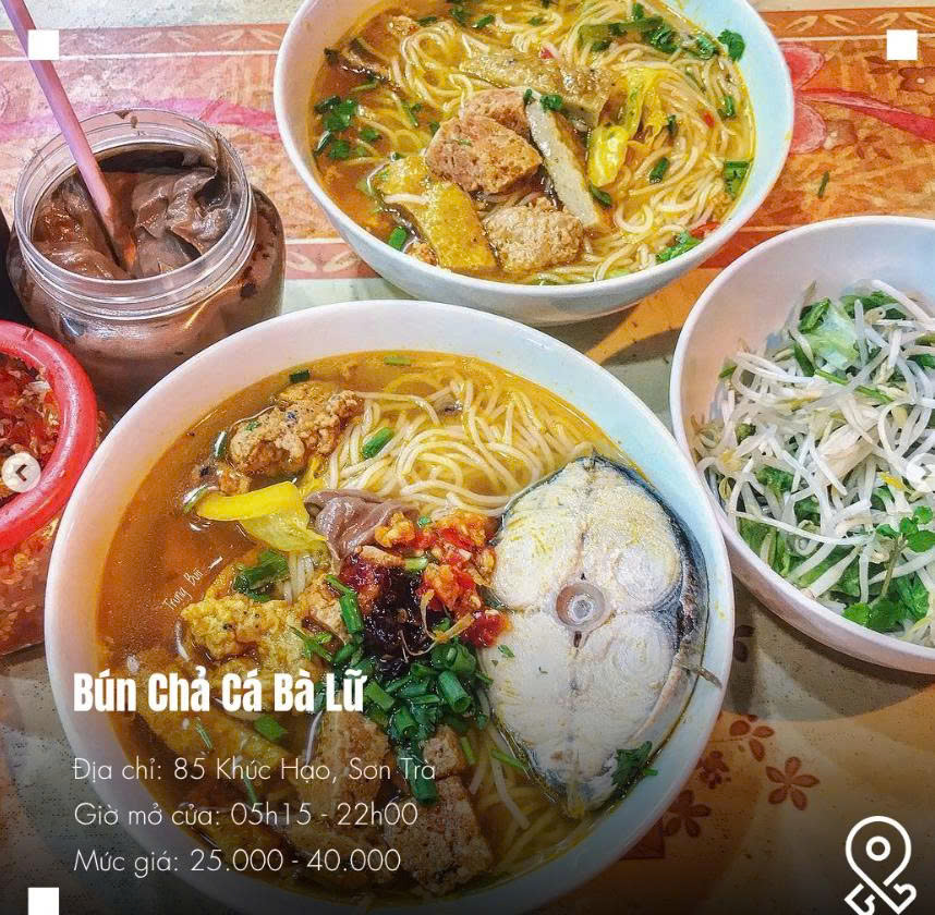 Bún Chả Cá Bà Lữ - Hương vị biển cả đậm đà.