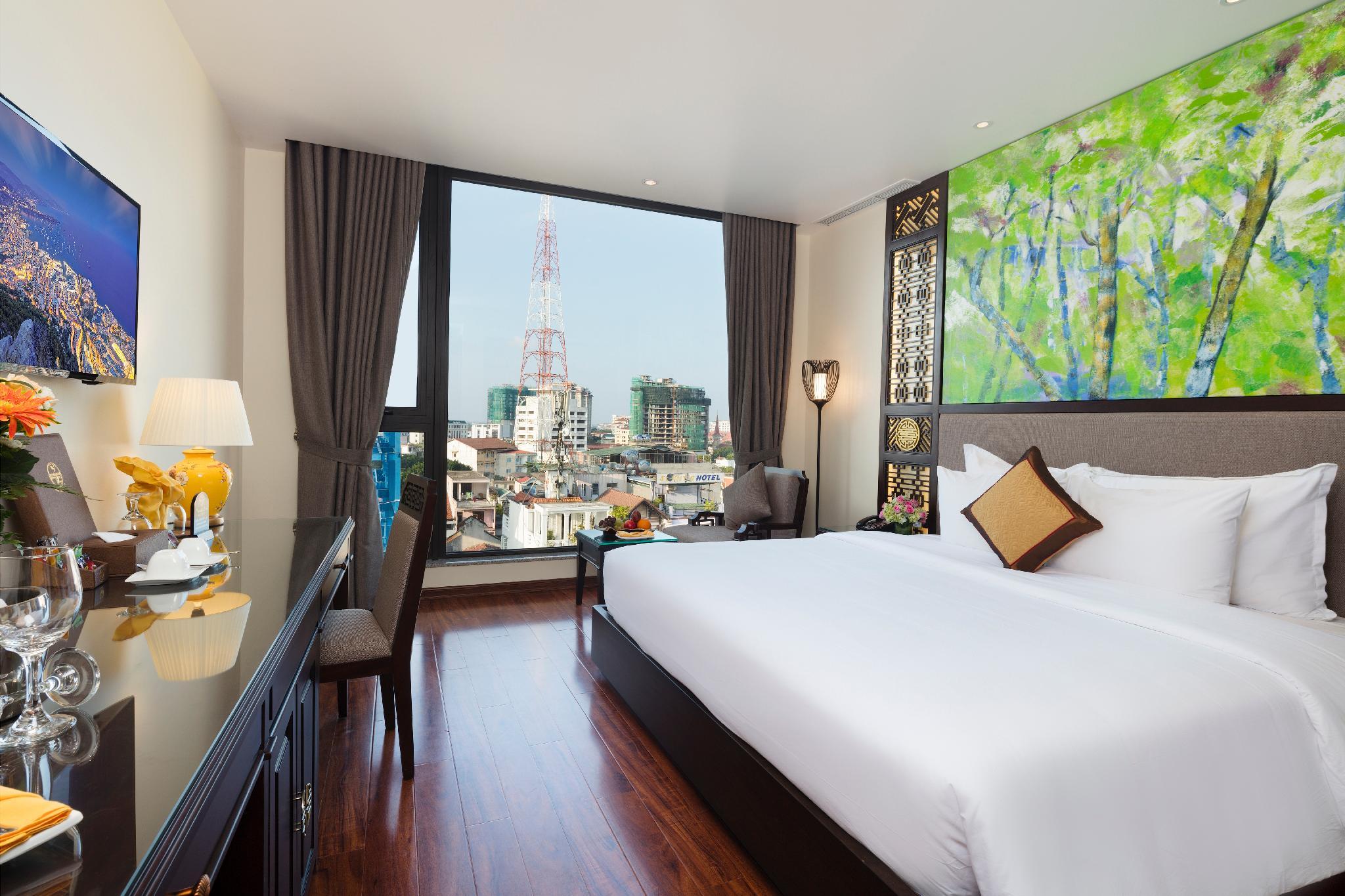 Không gian phòng ngủ tại Thanh Lich Hotel