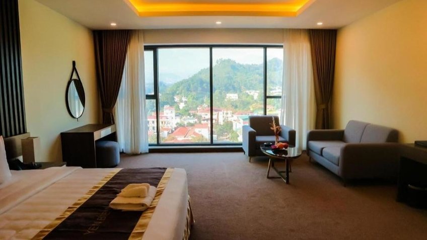 Khách sạn 5 sao Hà Giang Yên Biên Luxury view sông Lô.