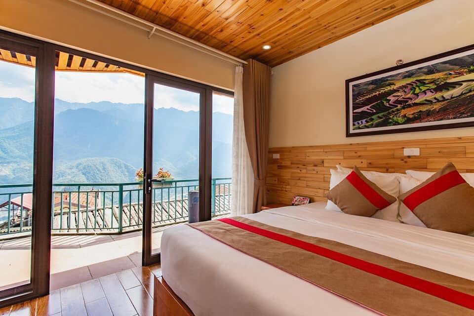 Khách sạn Sapa Village Hotel giá rẻ view ruộng bậc thang.