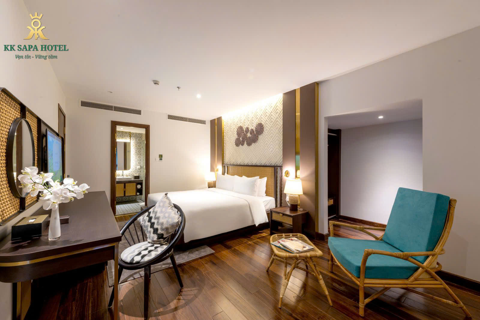 Phòng gia đình Family Room tại KK Sapa Hotel tiện nghi