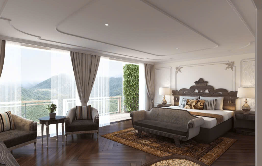 Phòng tổng thống President Suite đẳng cấp KK Sapa Hotel